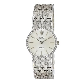 Rolex Cellini 18k White Gold Watch Ref. 3619, circa 1990