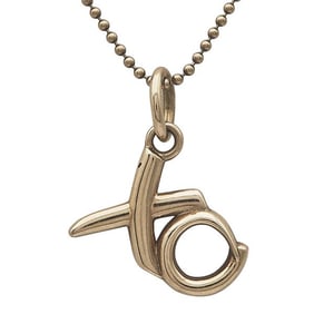 Tiffany & Co. Paloma Picasso 18k Rose Gold XO Pendant Necklace