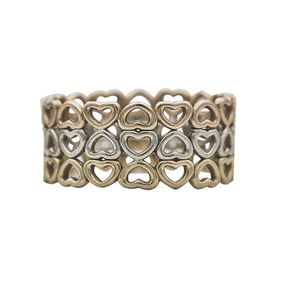 Tiffany & Co. Paloma Picasso Crown of Hearts 18k Tri-Color Gold Ring