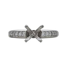 Platinum Diamond Engagement Ring Setting