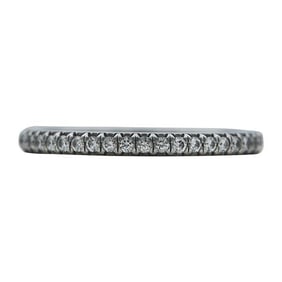 Tiffany & Co. Soleste Platinum Diamond Half Eternity Band Ring