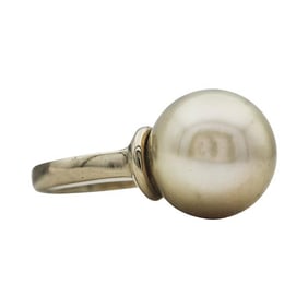 18k Yellow Gold 12.9mm Golden South Sea Pearl Ring