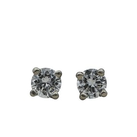 14k White Gold Diamond 0.40 ctw Stud Earrings