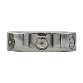 Cartier Secret Love 18k White Gold Convertible Ring and Pendant