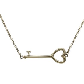Tiffany & Co. Tiffany Heart Key 18k Yellow Gold Pendant Necklace