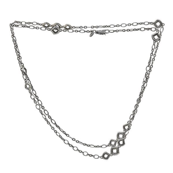 John Hardy Naga Sterling Silver Station Chain Necklace (1 of 4)
