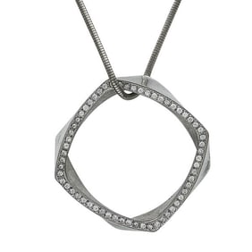 Tiffany & Co. Gehry Torque Diamond Pendant Necklace