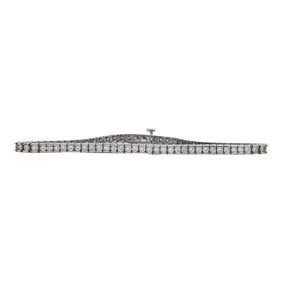 14k White Gold Diamond Tennis Bracelet approx. 3.16 ctw