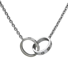 Cartier Love 18k White Gold Pendant Necklace