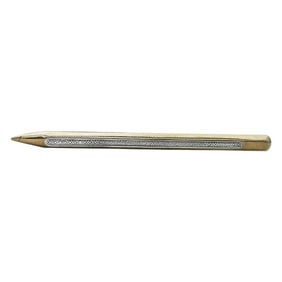 18k Yellow and White Gold Diamond Pencil Brooch Pin