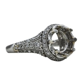 Platinum Diamond 8 Prong Engagement Ring Setting