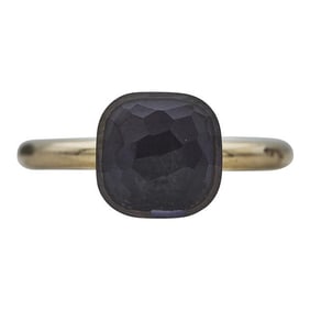 Pomellato Nudo 18k Yellow Gold Amethyst Ring