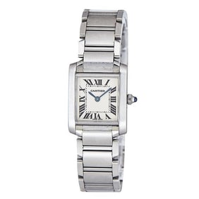Cartier Tank Francaise Stainless Steel Watch Ref. W51008Q3 2384, circa 2003