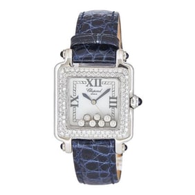 Chopard Happy Sport 18k White Gold Watch Ref. 27 6679-23, circa 2005