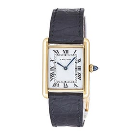 Cartier Tank Louis Cartier 18k Yellow Gold Watch Ref. 78086, circa 1988