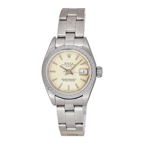 Rolex Date Stainless Steel Watch Ref. 69240, circa 1991