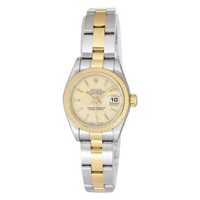 Rolex Datejust 18k Yellow Gold and Stainless Steel Watch Ref. 69173, 1997