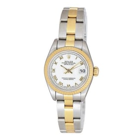 Rolex Datejust 18k Yellow Gold and Stainless Steel Watch Ref. 69173, circa 1993