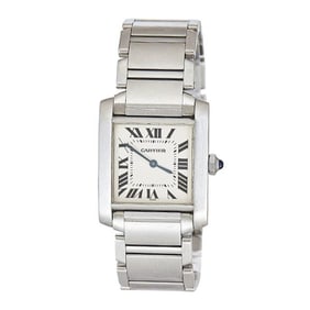 Cartier Tank Francaise Stainless Steel Watch Ref. W51003Q3 2301, circa 2000