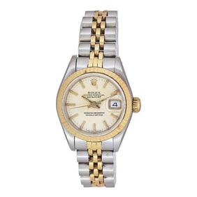Rolex Datejust 18k Yellow Gold and Stainless Steel Watch Ref. 69173, circa 1988