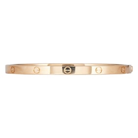 Cartier Love 18K Yellow Gold Bangle Bracelet with Screwdriver