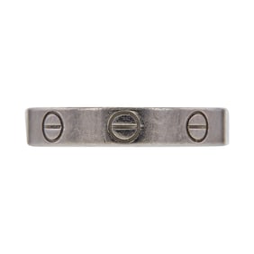 Cartier Love 18K White Gold Band Ring