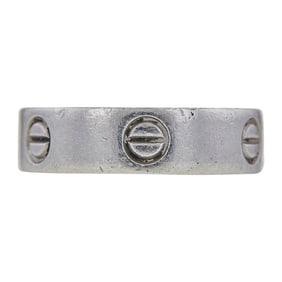 Cartier Love Platinum Band Ring