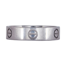 Cartier Love Platinum Band Ring