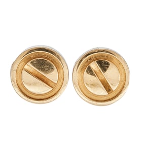 Cartier Love 18K Yellow Gold Stud Earrings