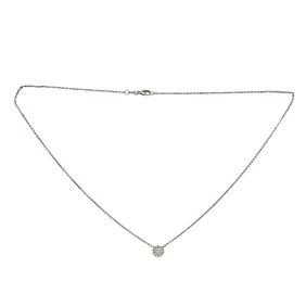 Hearts on Fire 18K White Gold Diamond Cluster Pendant Necklace