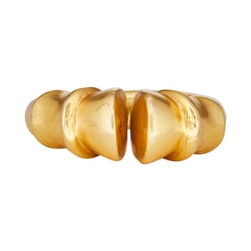 LALAoUNIS 18K Yellow Gold Open Band Ring