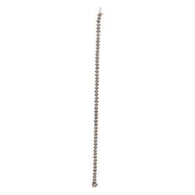 14K Yellow Gold Diamond Cluster Bracelet