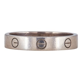 Cartier Love 18K White Gold Band Ring