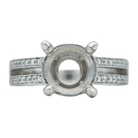 Platinum Diamond Engagement Ring Setting