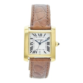 Cartier Tank Francaise 18K Yellow Gold Watch Ref. W5000156 / 1840, circa 2000