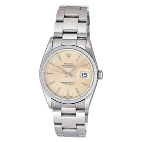 Rolex Datejust Stainless Steel Watch Ref. 16220, 1991