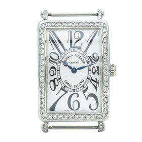 Franck Muller Long Island Stainless Steel and Diamond Watch Head Ref. 952QZD1R, circa 2008