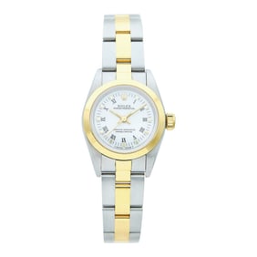 Rolex Oyster Perpetual 18K Yellow Gold and Stainless Steel Watch Ref. 67183, circa 1997