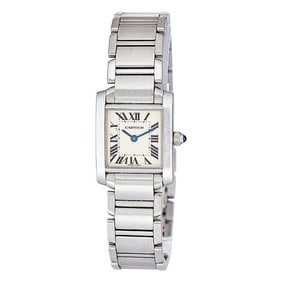 Cartier Tank Francaise Stainless Steel Watch Ref. W51008Q3 / 2384, circa 2000