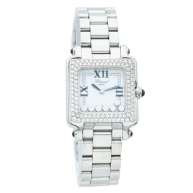 Chopard Happy Sport 18K White Gold/SS Diamond Watch Ref. 8325, circa 2010