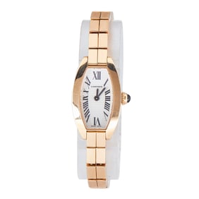 Cartier Tonneau 18K Rose Gold Watch Ref. W15372X5 / 2592, circa 2000
