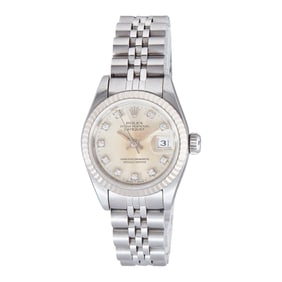 Rolex Datejust 18K White Gold/SS Watch Ref. 69174, circa 1990