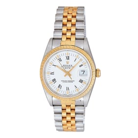 Rolex Datejust 18K Yellow Gold and Stainless Steel Watch Ref. 15223, circa 1991