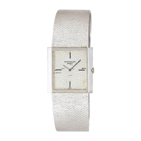 Patek Philippe 18K White Gold Watch Ref. 3491/3, circa 1980