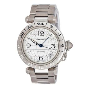 Cartier Pasha Stainless Steel Watch Ref. W31078M7 / 2377, circa 2005