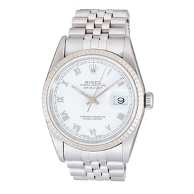 Rolex Datejust 18K White Gold/SS Watch Ref. 16234, circa 1996