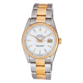 Rolex DateJust 36 18K Yellow Gold/SS Watch Ref. 16233, 1989