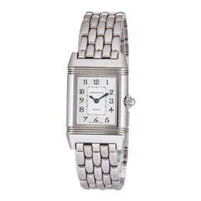 Jaeger-LeCoultre Reverso Duoface Stainless Steel Watch Ref. 266.8.44, circa 2000