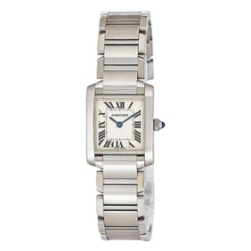 Cartier Tank Francaise Stainless Steel Watch Ref. W51008Q3/ 2384, circa 2000