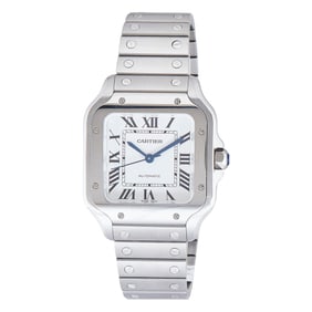 Cartier Santos Stainless Steel Watch Ref. WSSA0029 / 4075, 2024